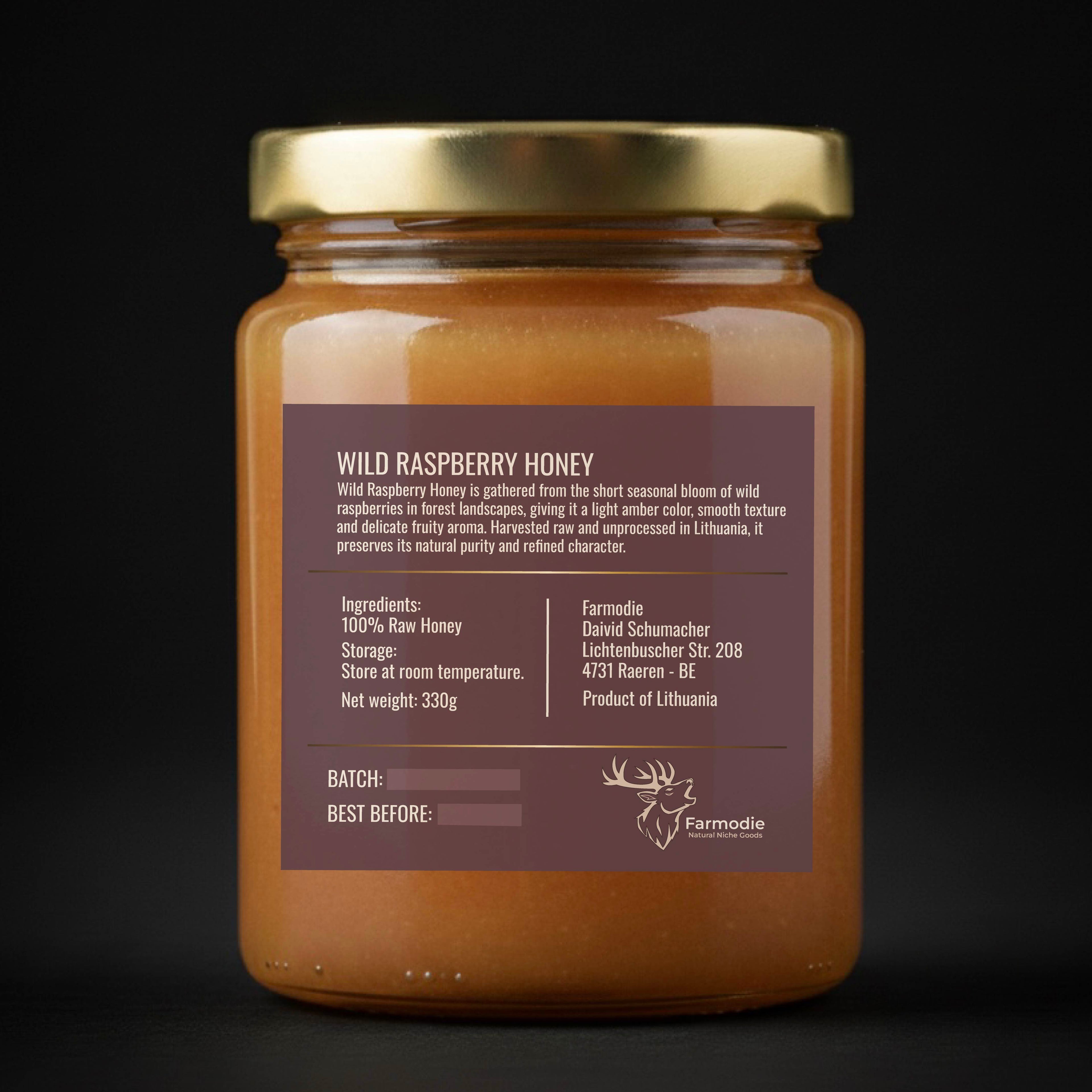 Wild Raspberry Honey